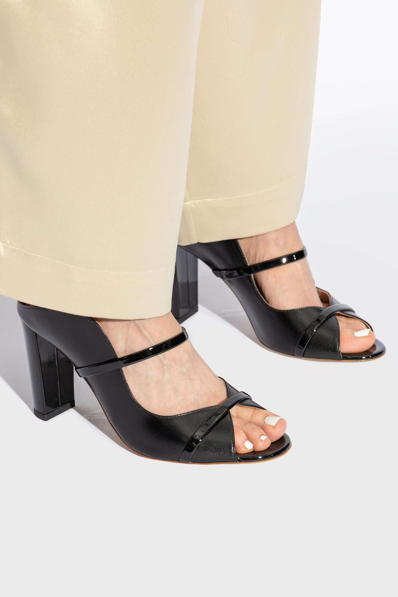 サンダル・ミュール Malone Souliers Malone Souliers With Heel Black Malone Souliers Heeled mules Norah | Women's Shoes | Vitkac